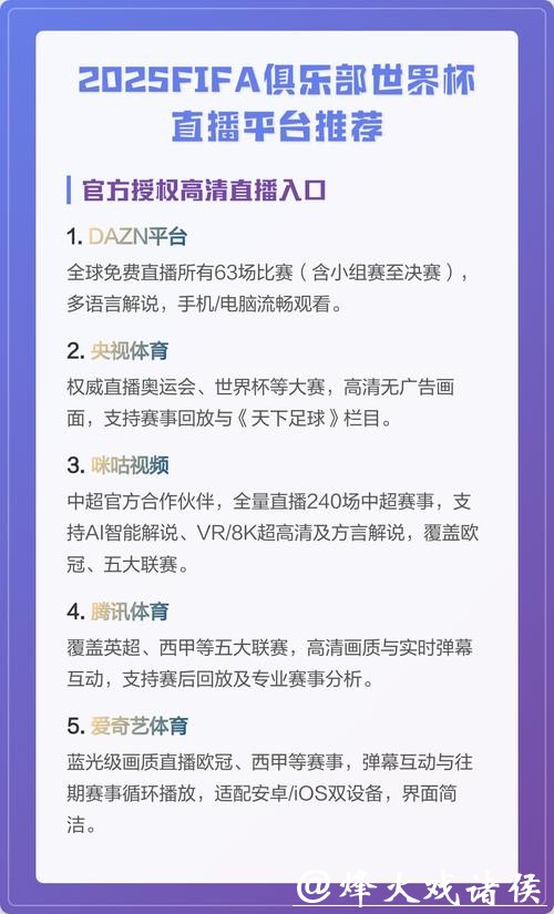 有哪些平台可以观看世界杯直播